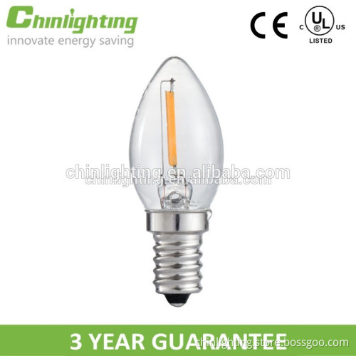 c35 led lamp cob led candle bulb hot sale c35 led bulb e14 dimmable led filament blub